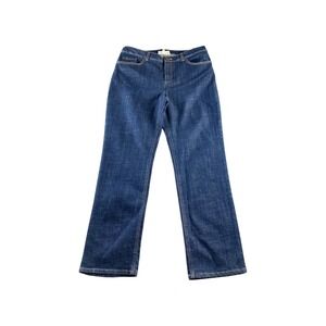 Jones New York Stretch Jeans Blue Bootcut Medium Wash Women Size 14